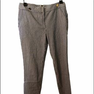 Anne Klein‎ Blue And White Striped capri’s Size 4